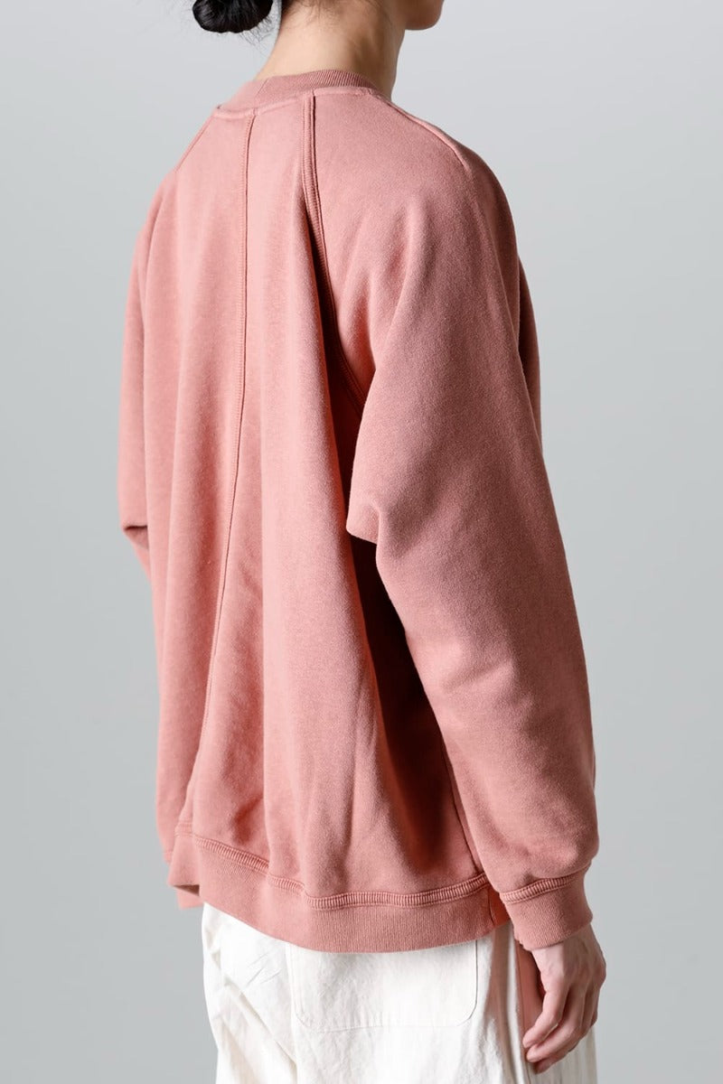 CREW NECK SWEAT OLD PINK