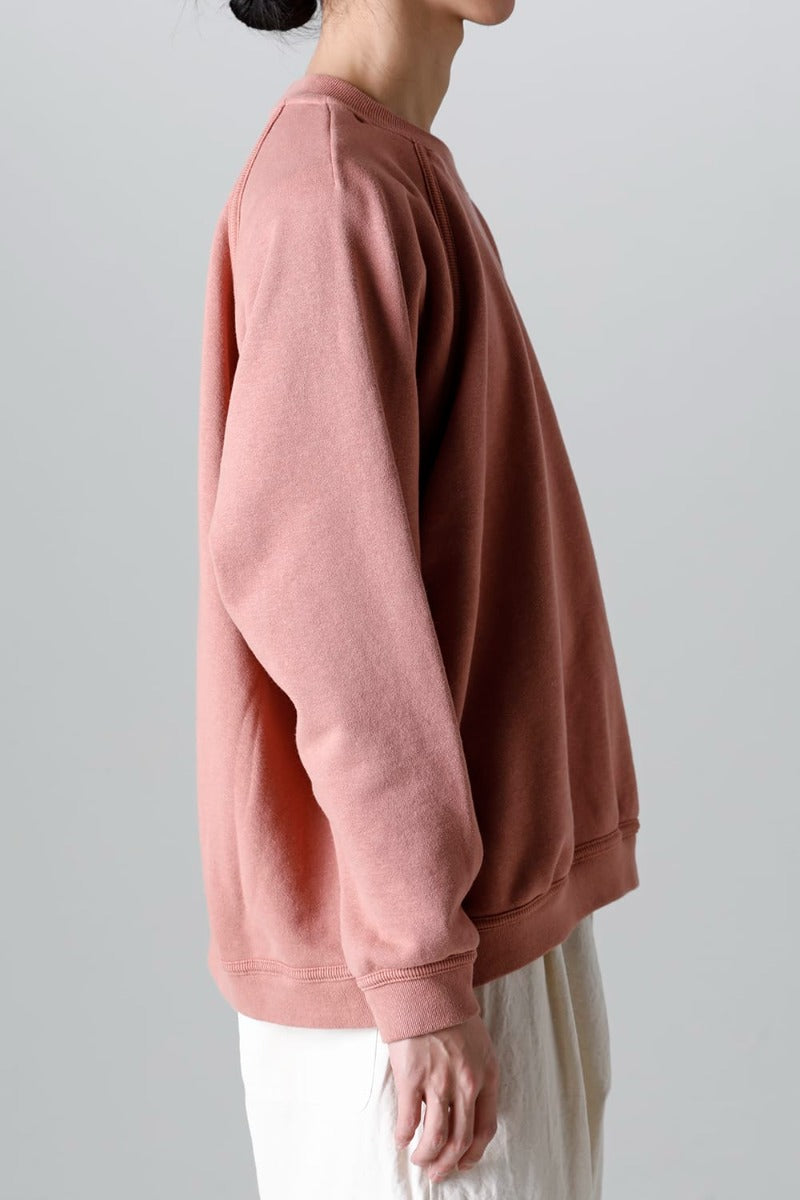 CREW NECK SWEAT OLD PINK