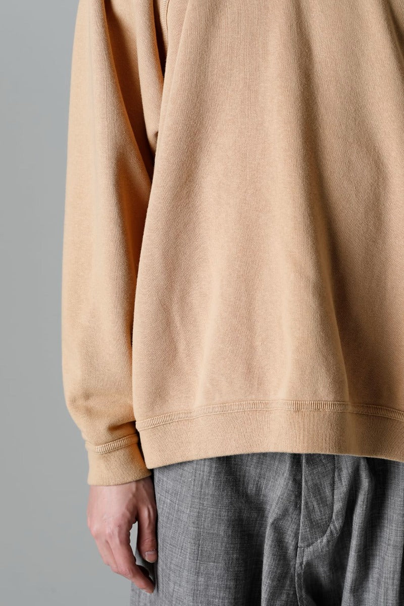 CREW NECK SWEAT YELLOW BEIGE