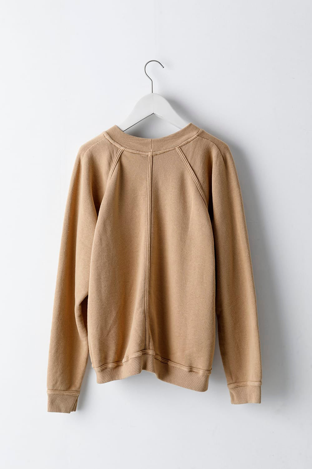 CREW NECK SWEAT YELLOW BEIGE