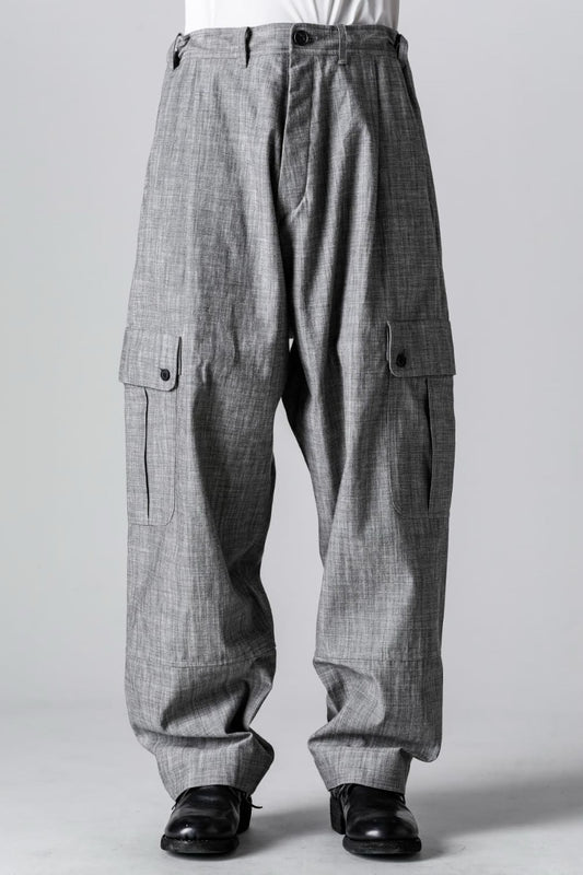 CARGO TROUSERS GREY SUMI Chambrey