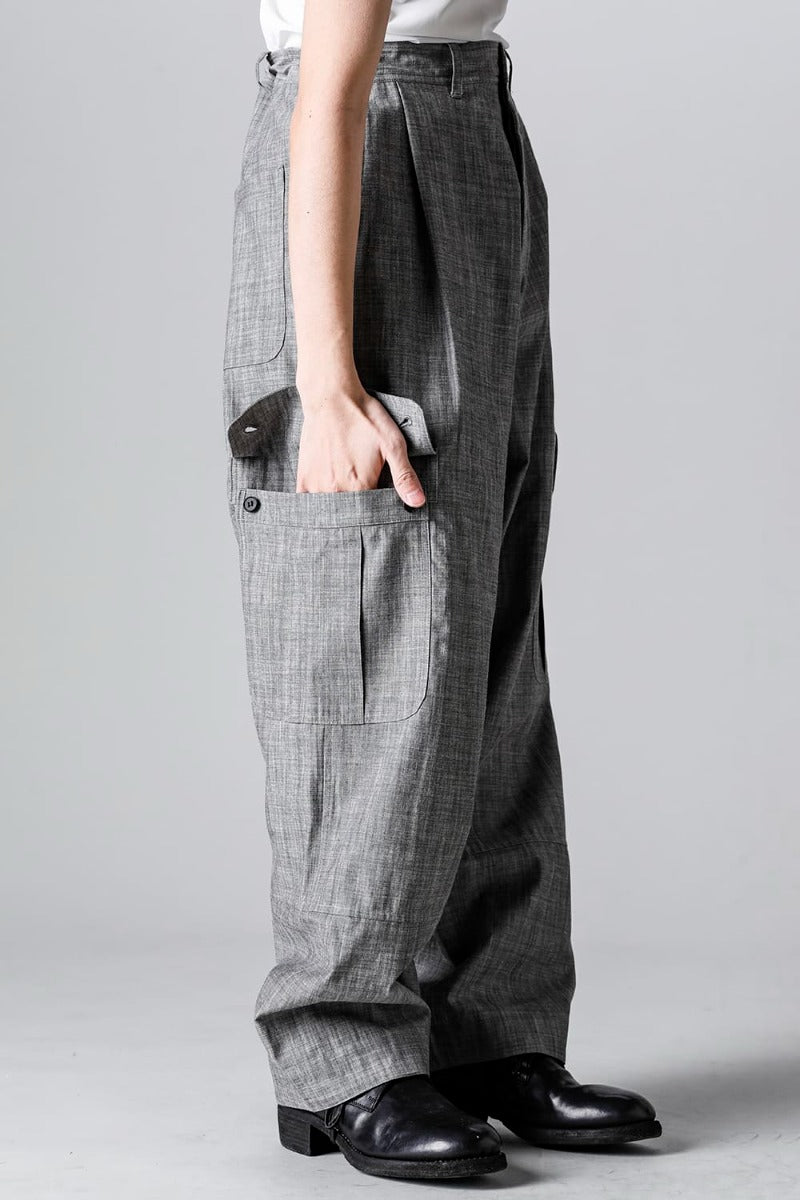 CARGO TROUSERS GREY SUMI Chambrey