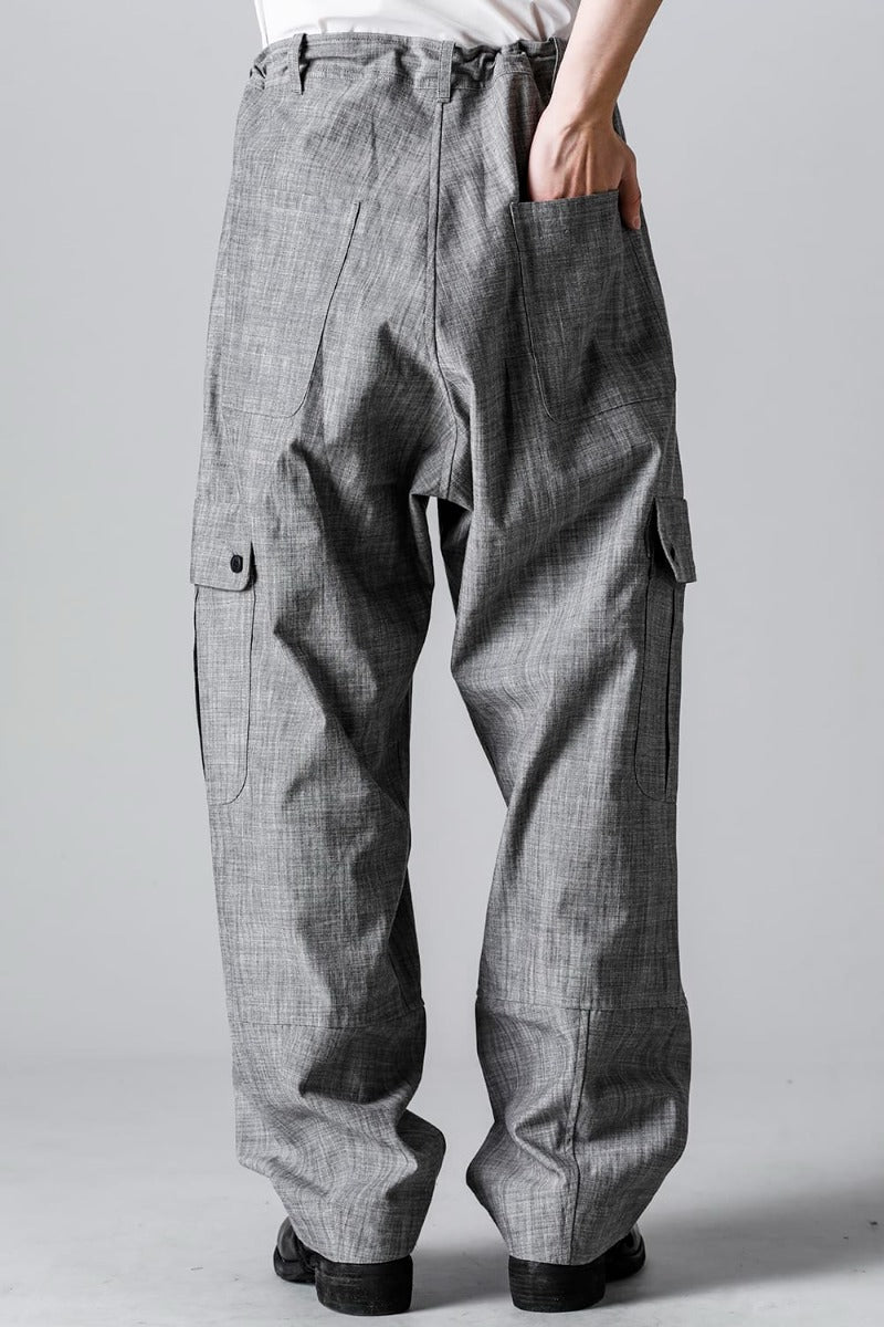 CARGO TROUSERS GREY SUMI Chambrey