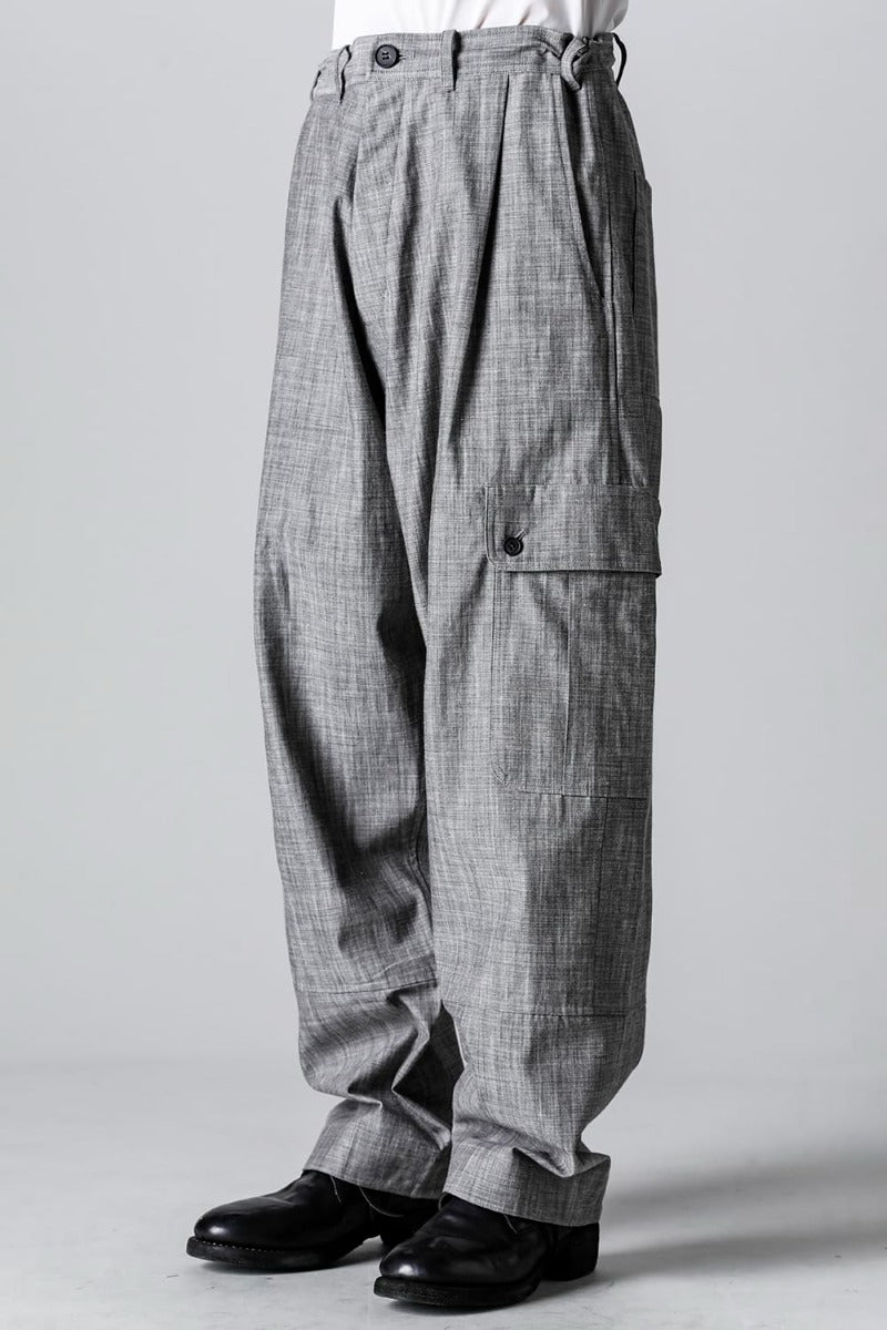 CARGO TROUSERS GREY SUMI Chambrey