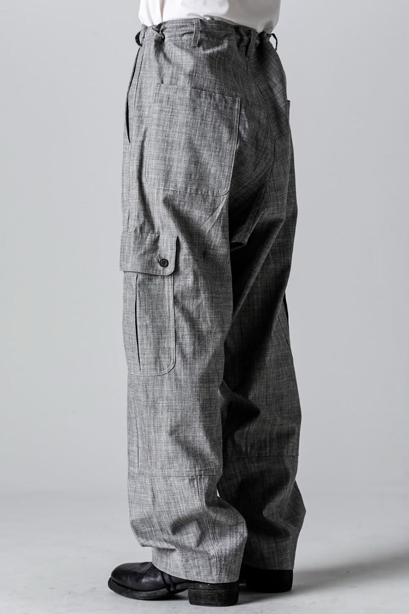 CARGO TROUSERS GREY SUMI Chambrey