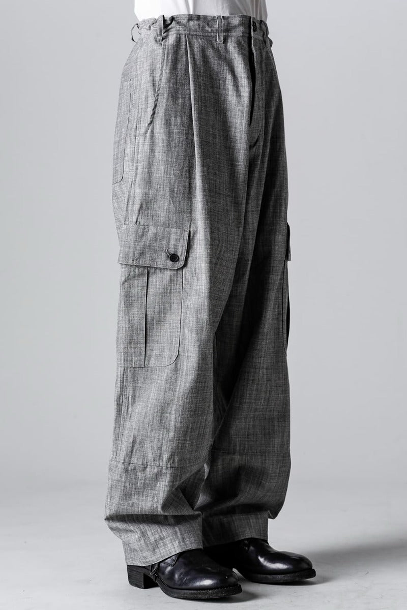 CARGO TROUSERS GREY SUMI Chambrey