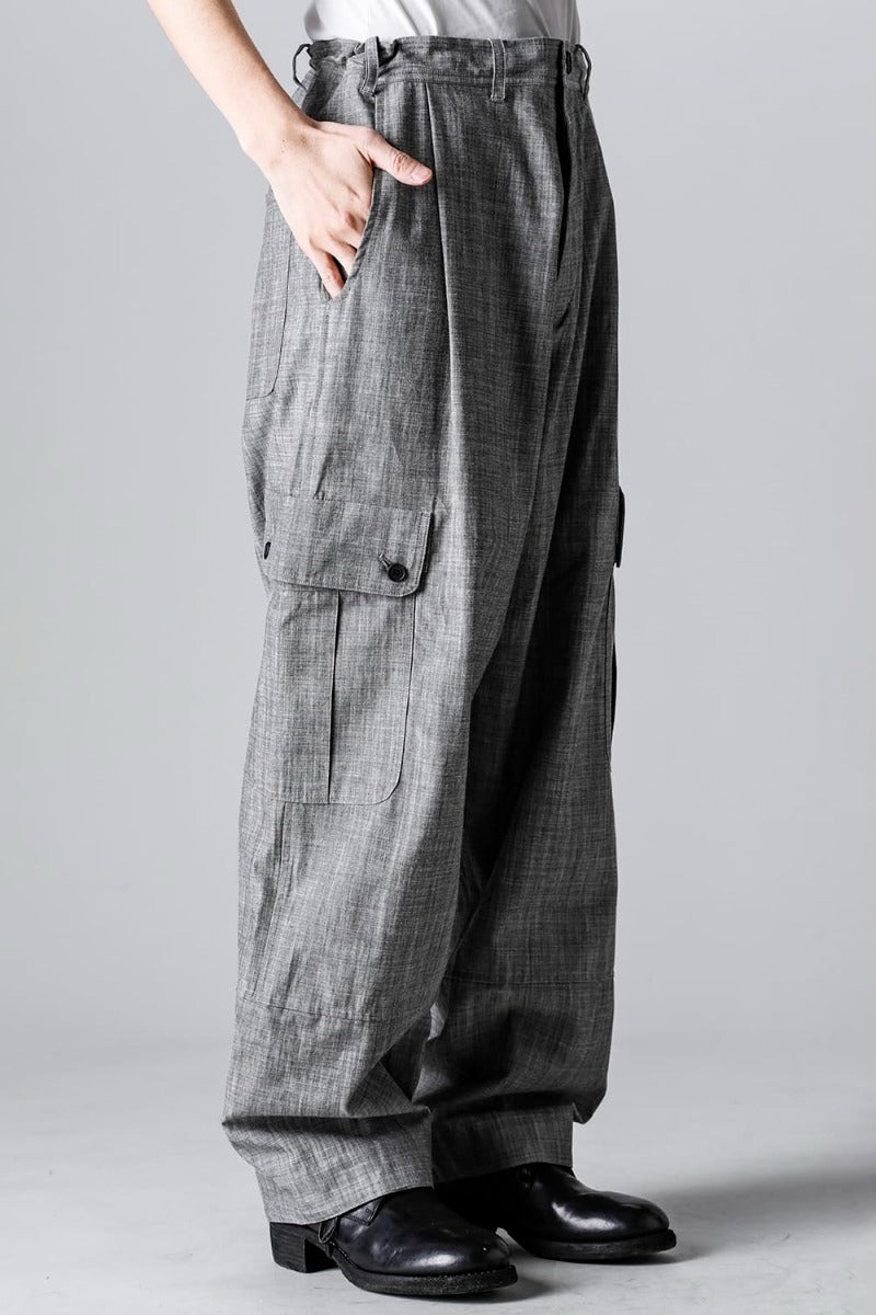 CARGO TROUSERS GREY SUMI Chambrey