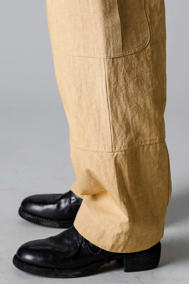 CARGO TROUSERS MUSTARD Fine Canvas