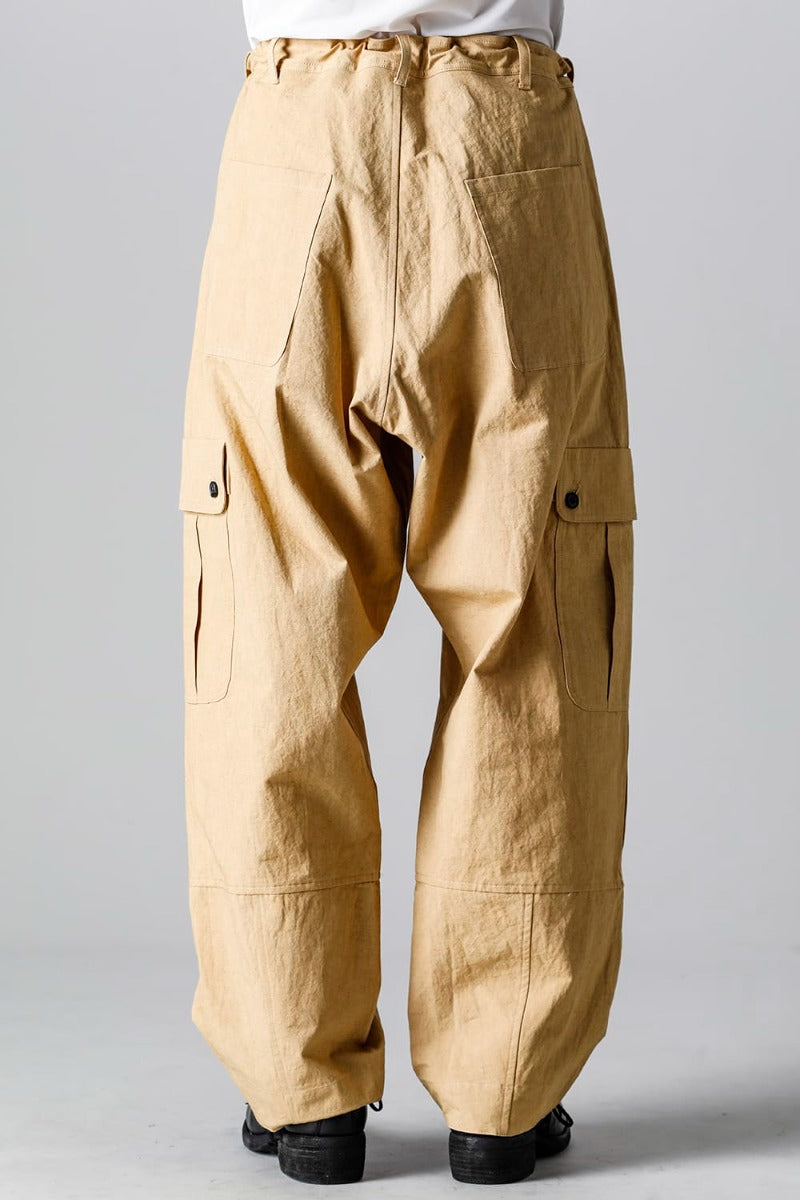 CARGO TROUSERS MUSTARD Fine Canvas