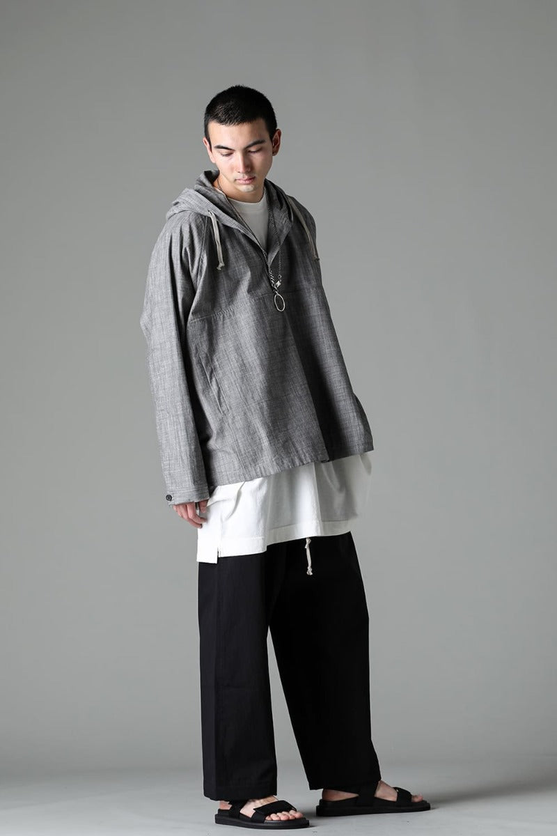 JOGGING TROUSERS Water-Repellent Dense Cloth BLACK