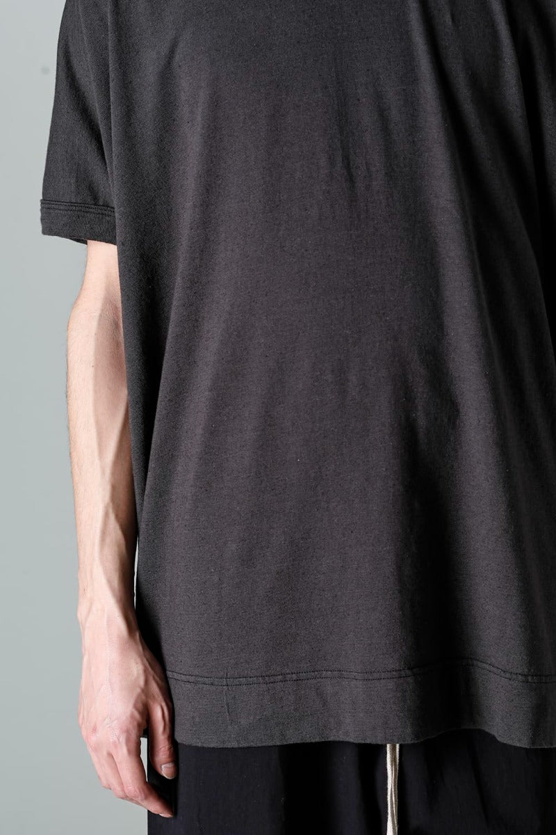 SS TEE Cotton Hemp Jersey BLACK