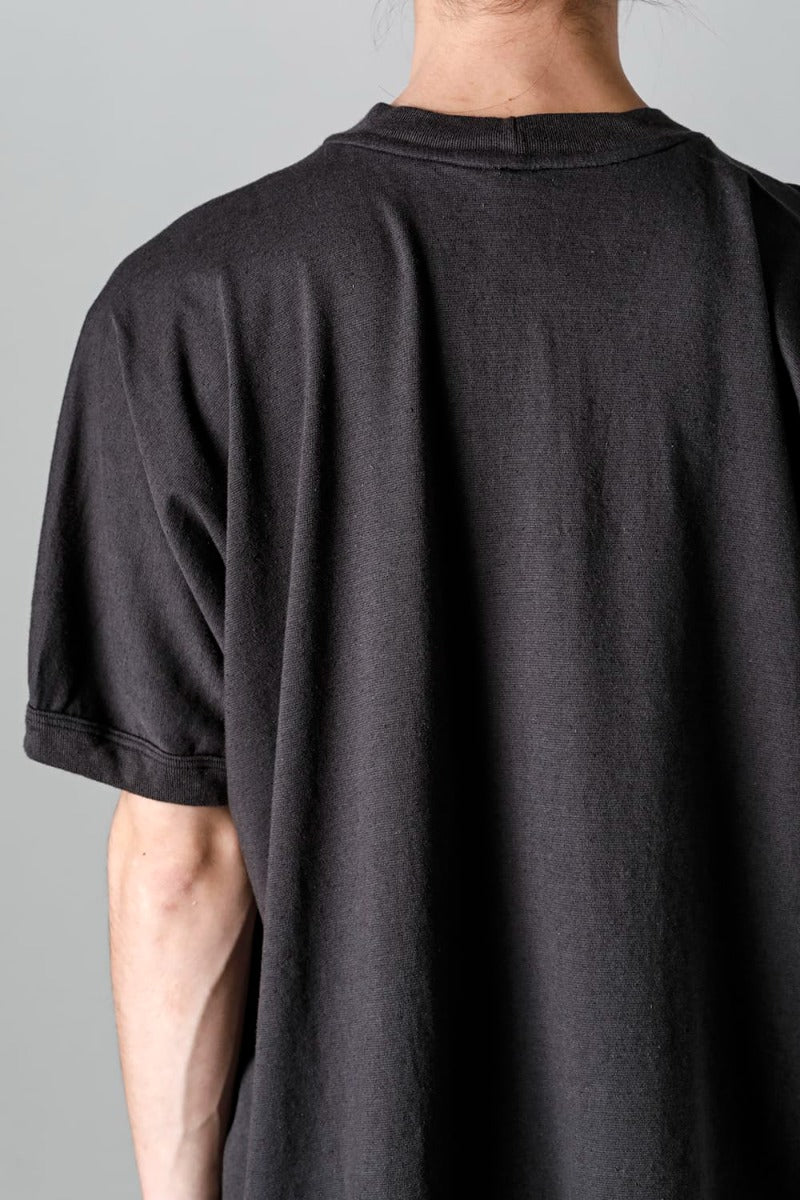 SS TEE Cotton Hemp Jersey BLACK