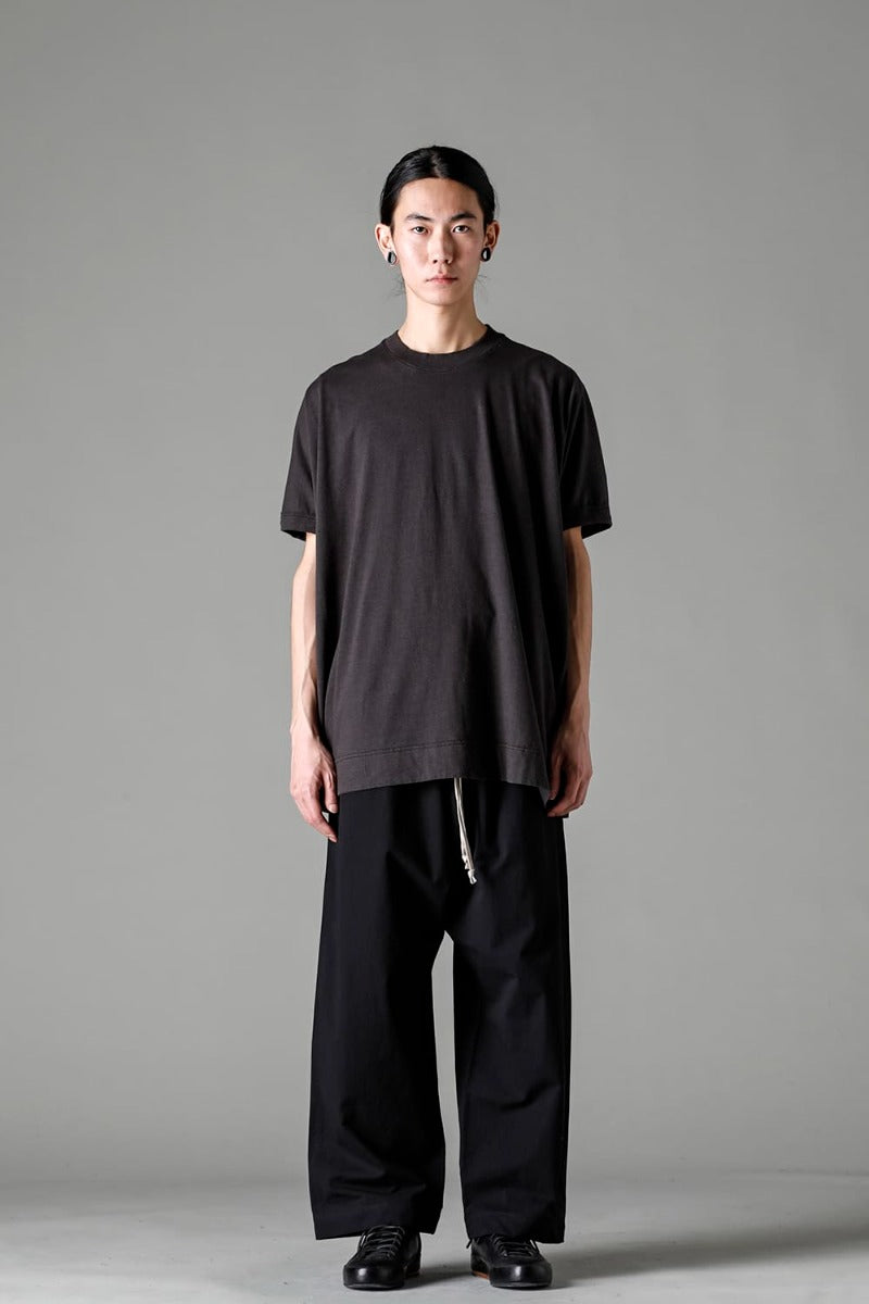 SS TEE Cotton Hemp Jersey BLACK