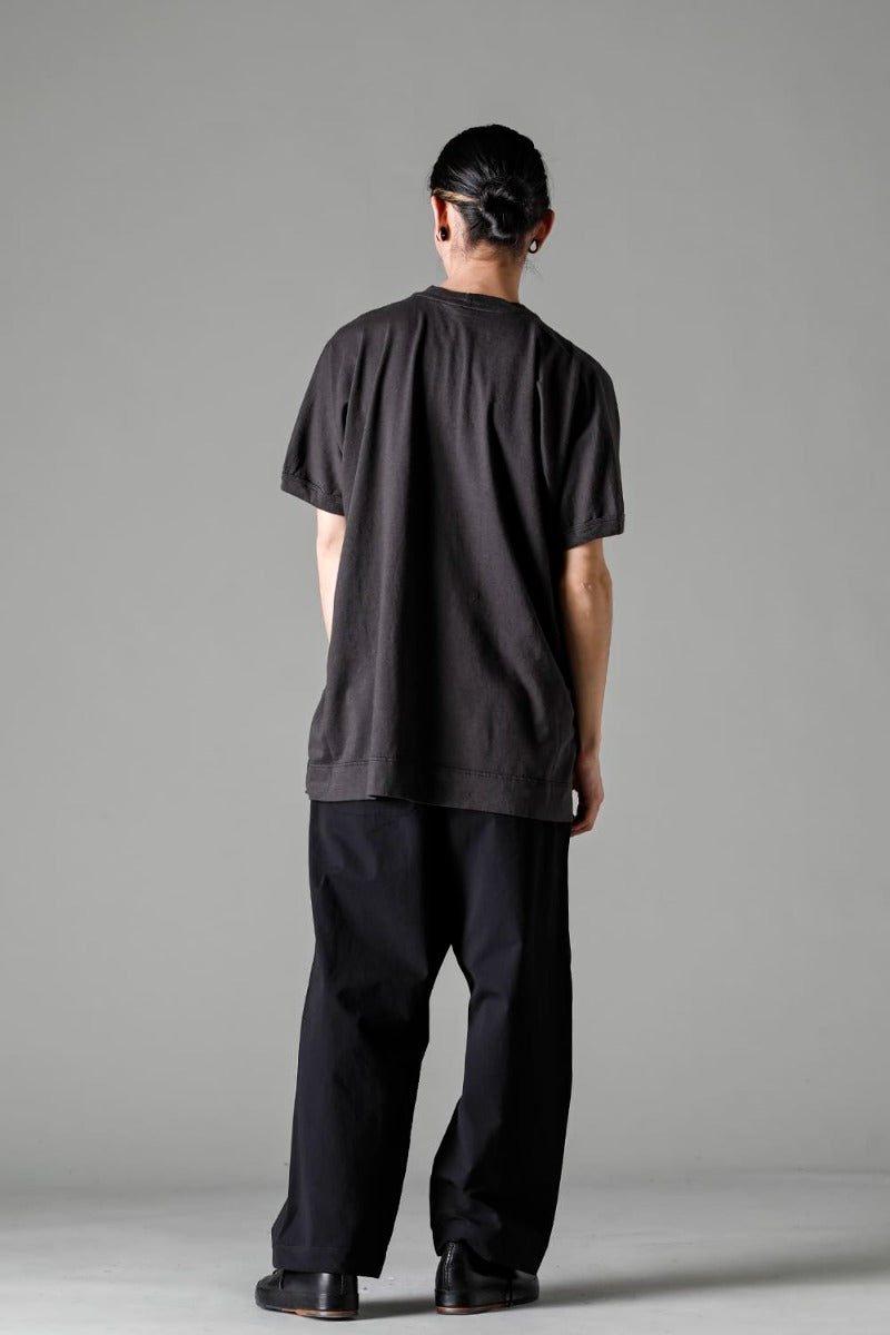 SS TEE Cotton Hemp Jersey BLACK