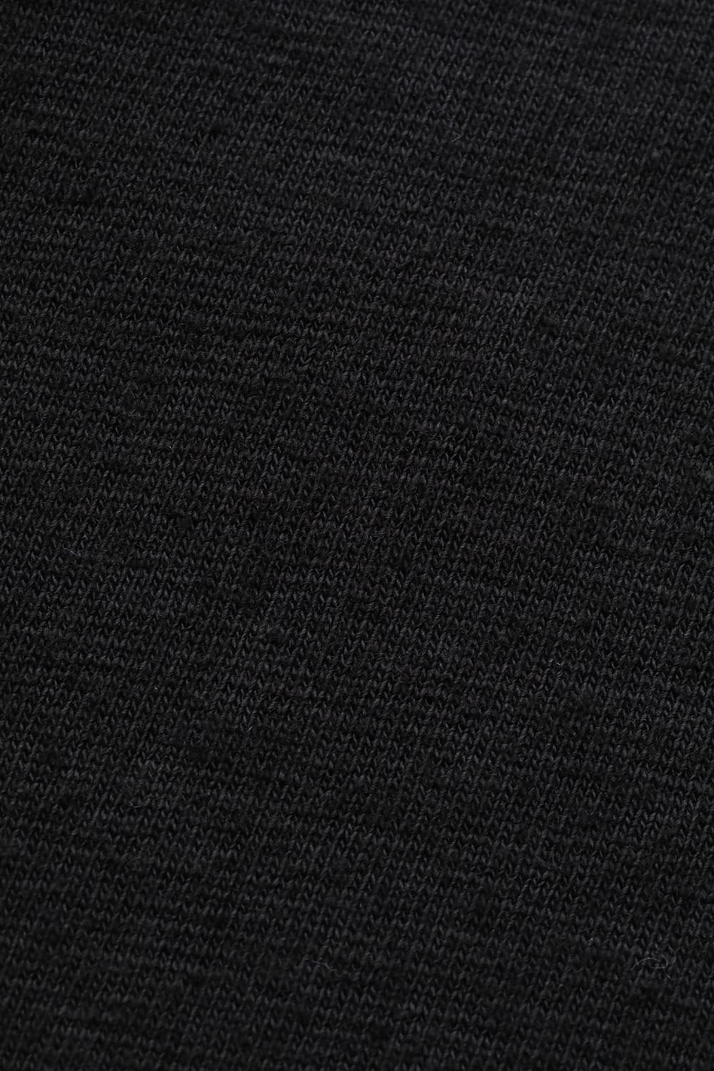 SLEEVELESS TEE Cotton Hemp Jersey BLACK