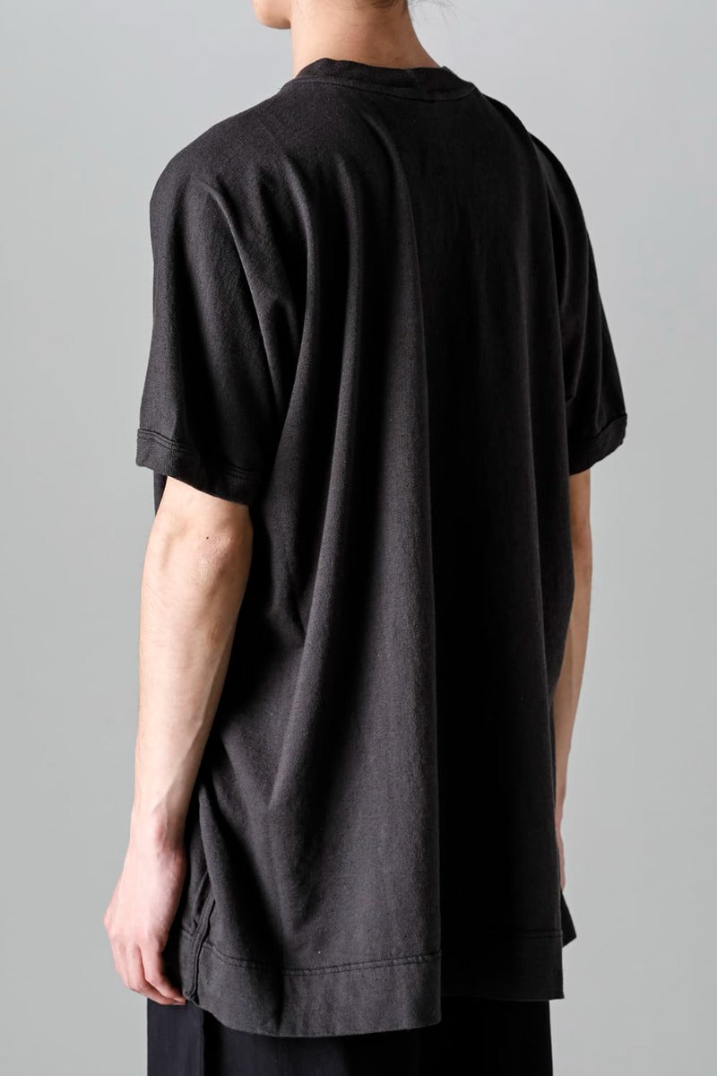 SS TEE Cotton Hemp Jersey BLACK