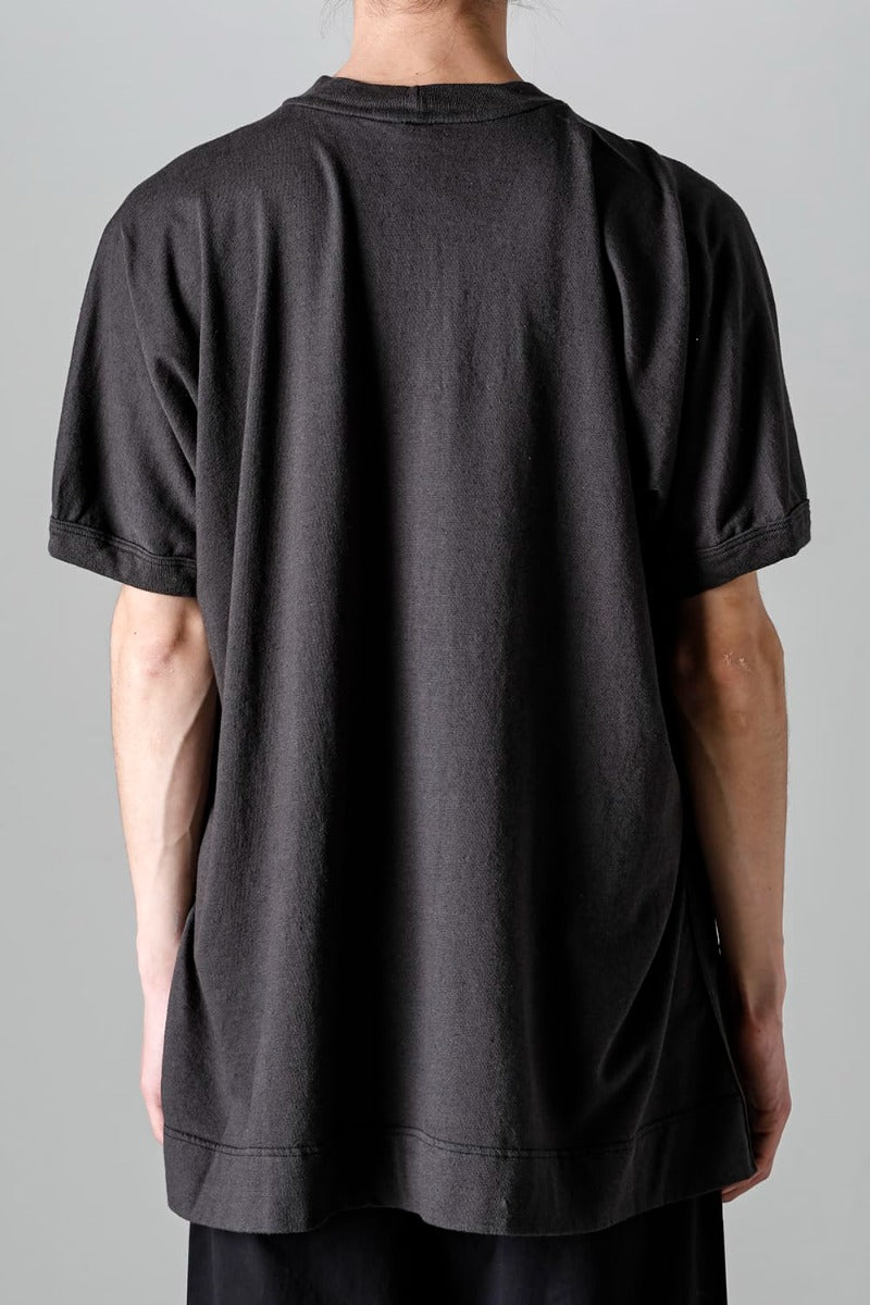 SS TEE Cotton Hemp Jersey BLACK