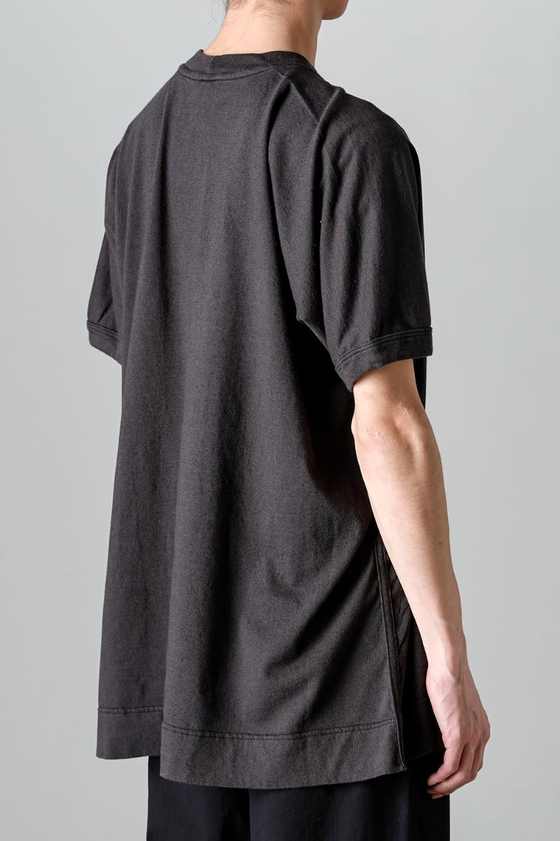 SS TEE Cotton Hemp Jersey BLACK