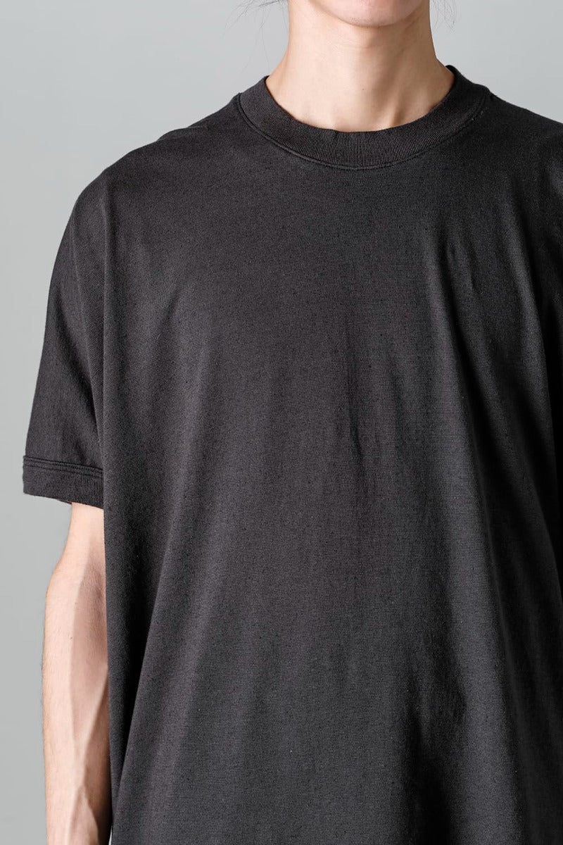 SS TEE Cotton Hemp Jersey BLACK