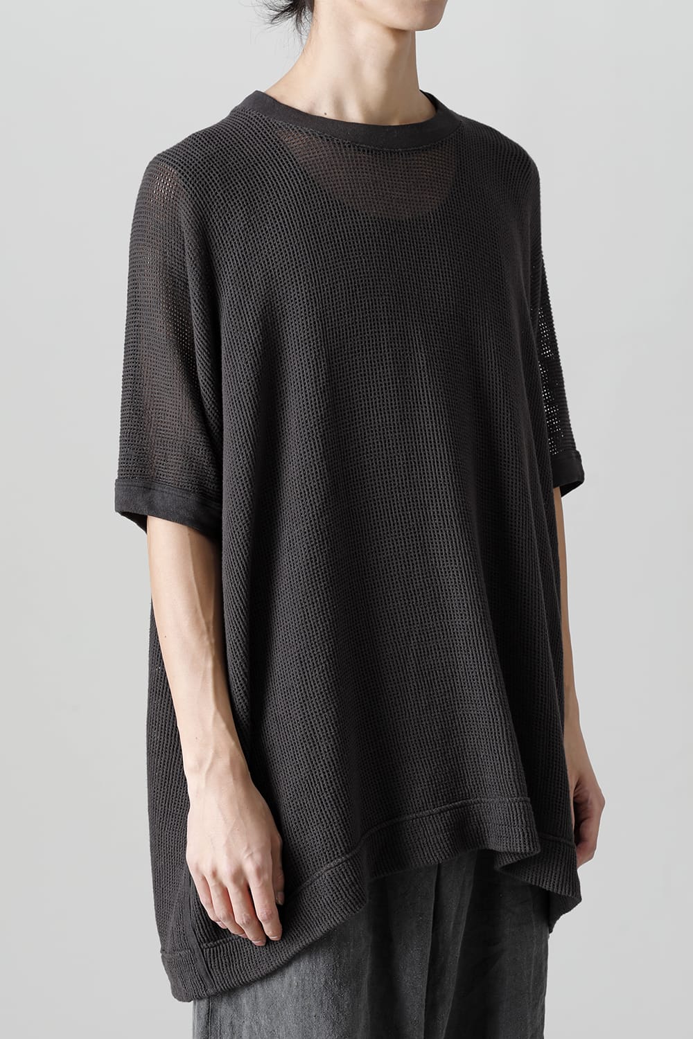 SS TEE Cotton Mesh BLACK