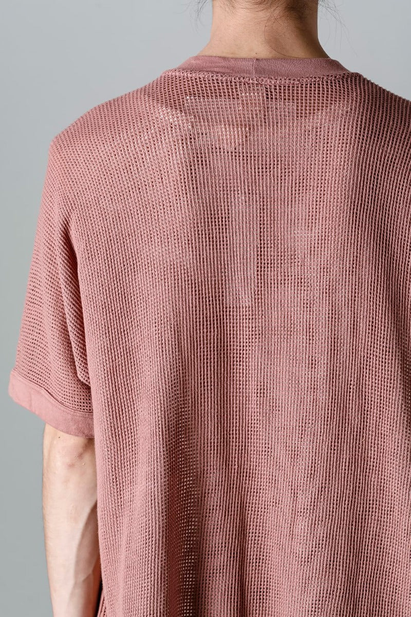 SS TEE Cotton Mesh OLD PINK