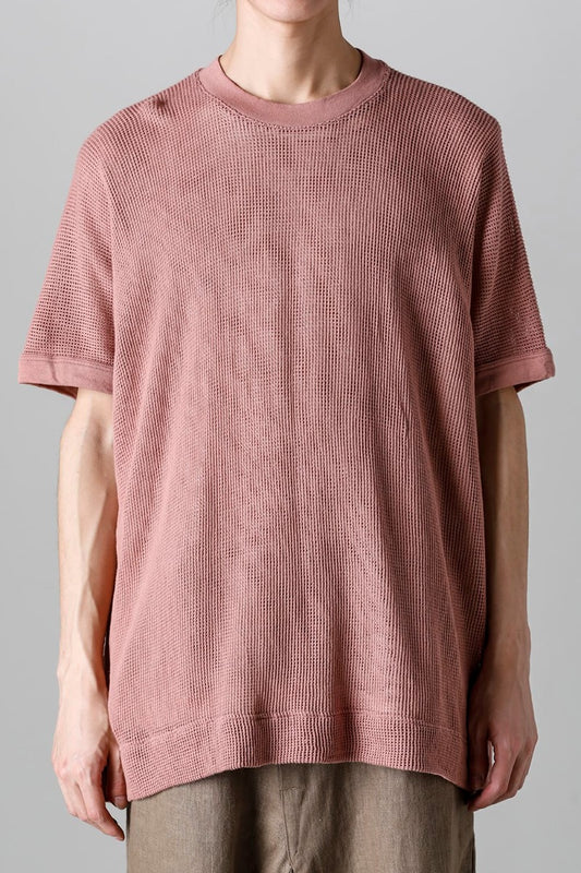 SS TEE Cotton Mesh OLD PINK