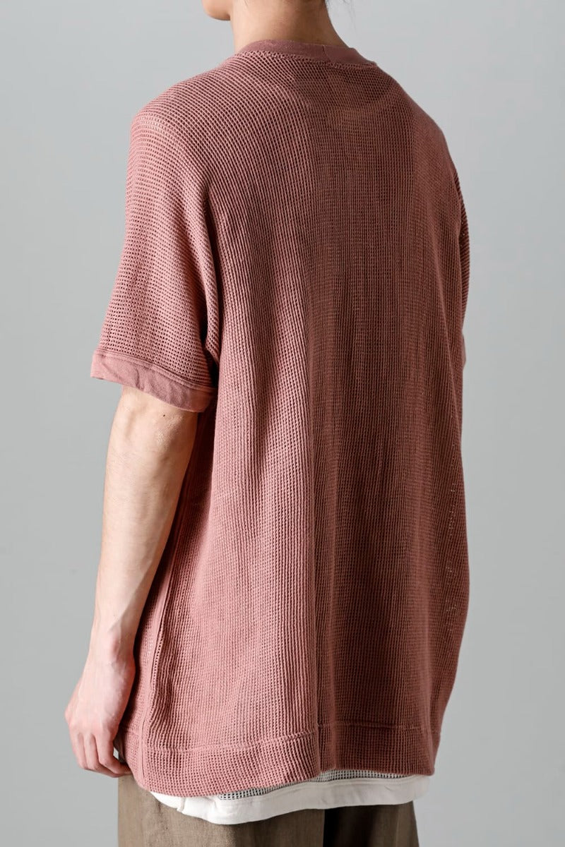 SS TEE Cotton Mesh OLD PINK