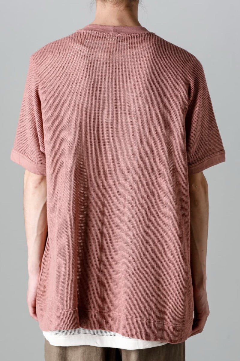 SS TEE Cotton Mesh OLD PINK