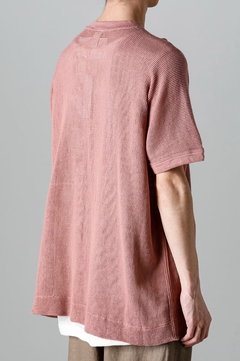 SS TEE Cotton Mesh OLD PINK