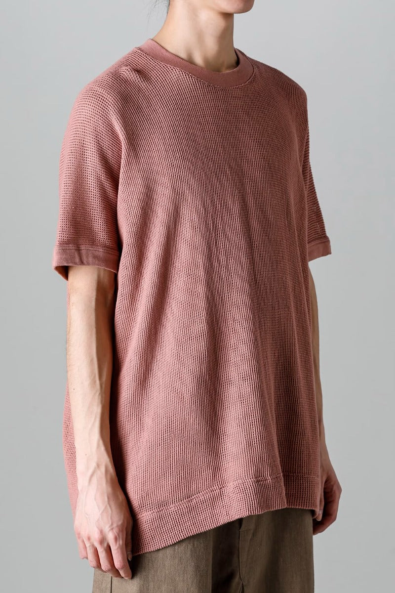 SS TEE Cotton Mesh OLD PINK