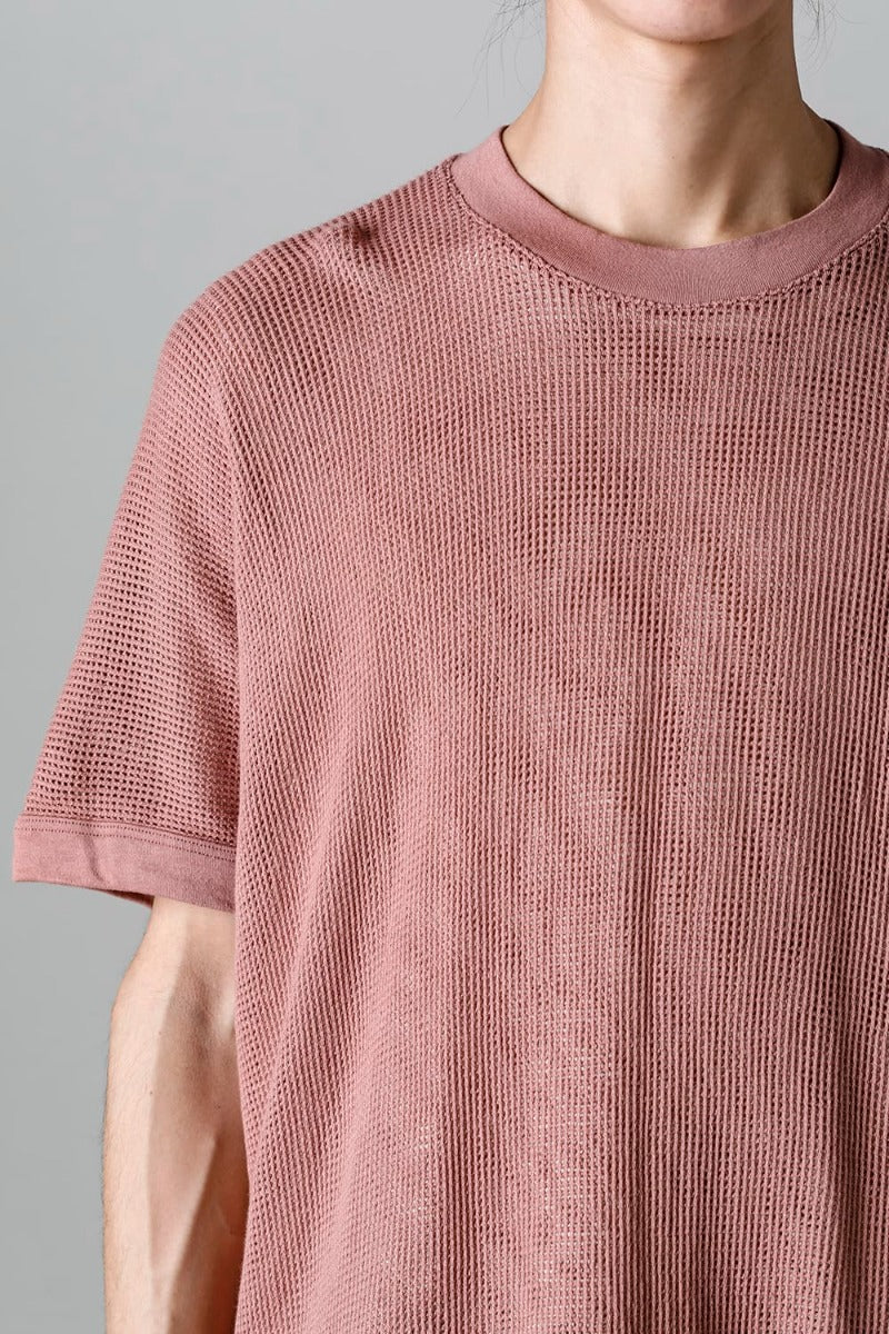 SS TEE Cotton Mesh OLD PINK