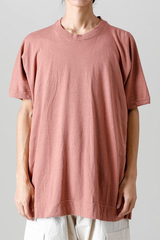 SS TEE Cotton Hemp Jersey OLD PINK