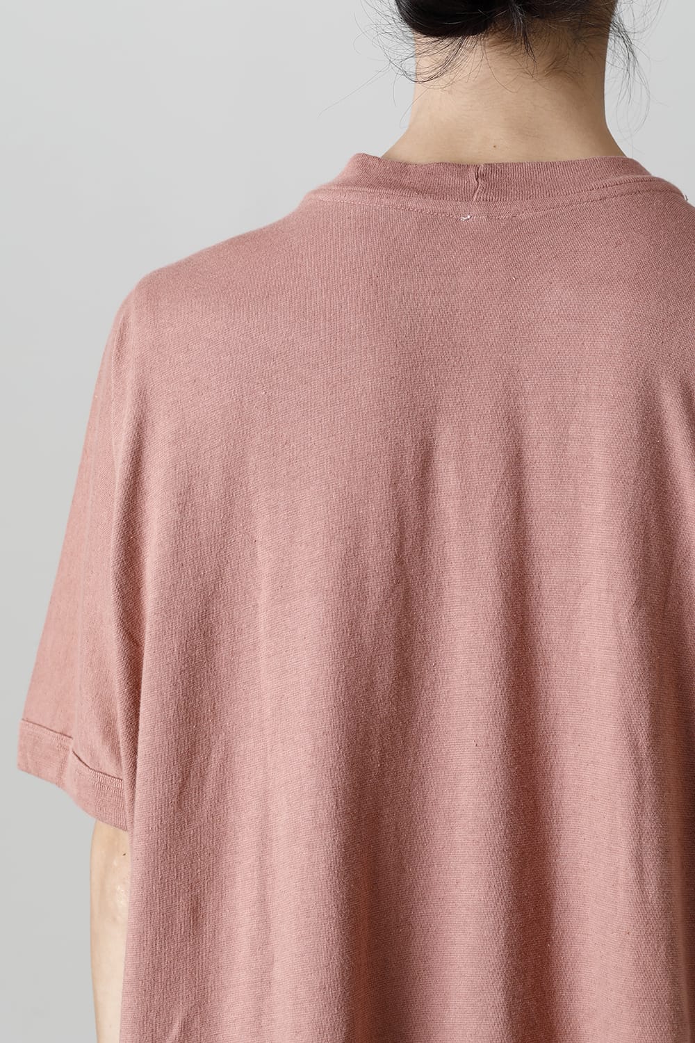 SS TEE Cotton Hemp Jersey OLD PINK