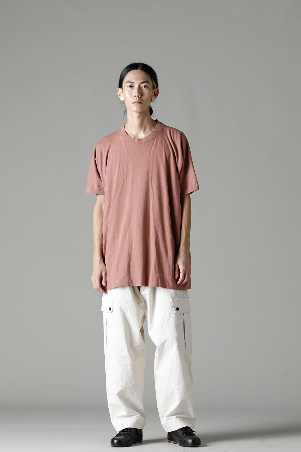 SS TEE Cotton Hemp Jersey OLD PINK