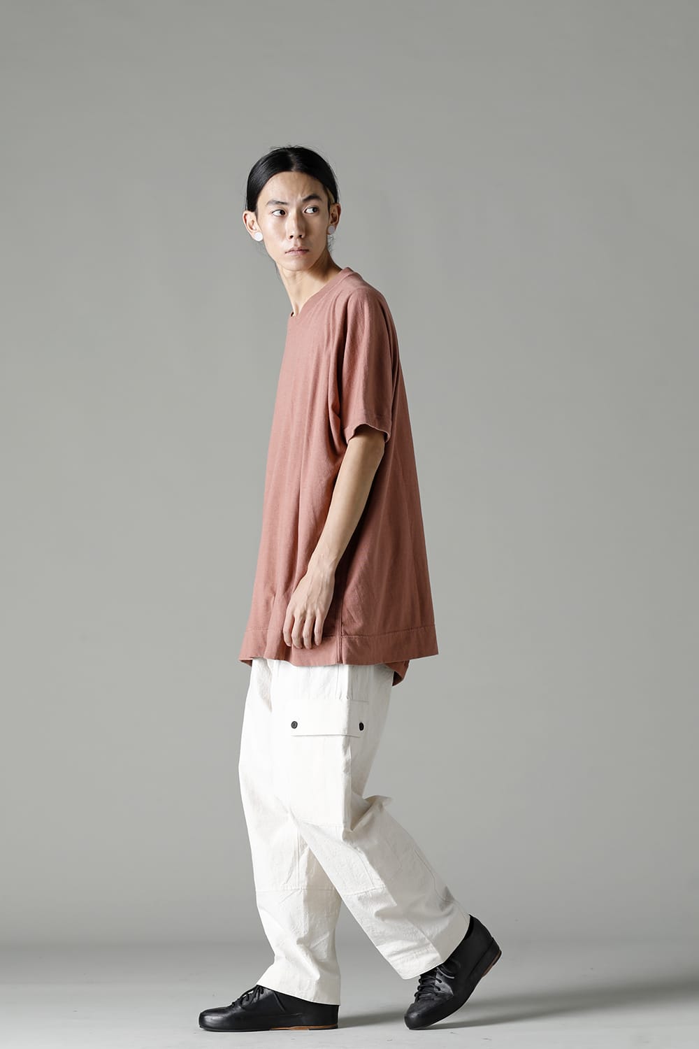 SS TEE Cotton Hemp Jersey OLD PINK