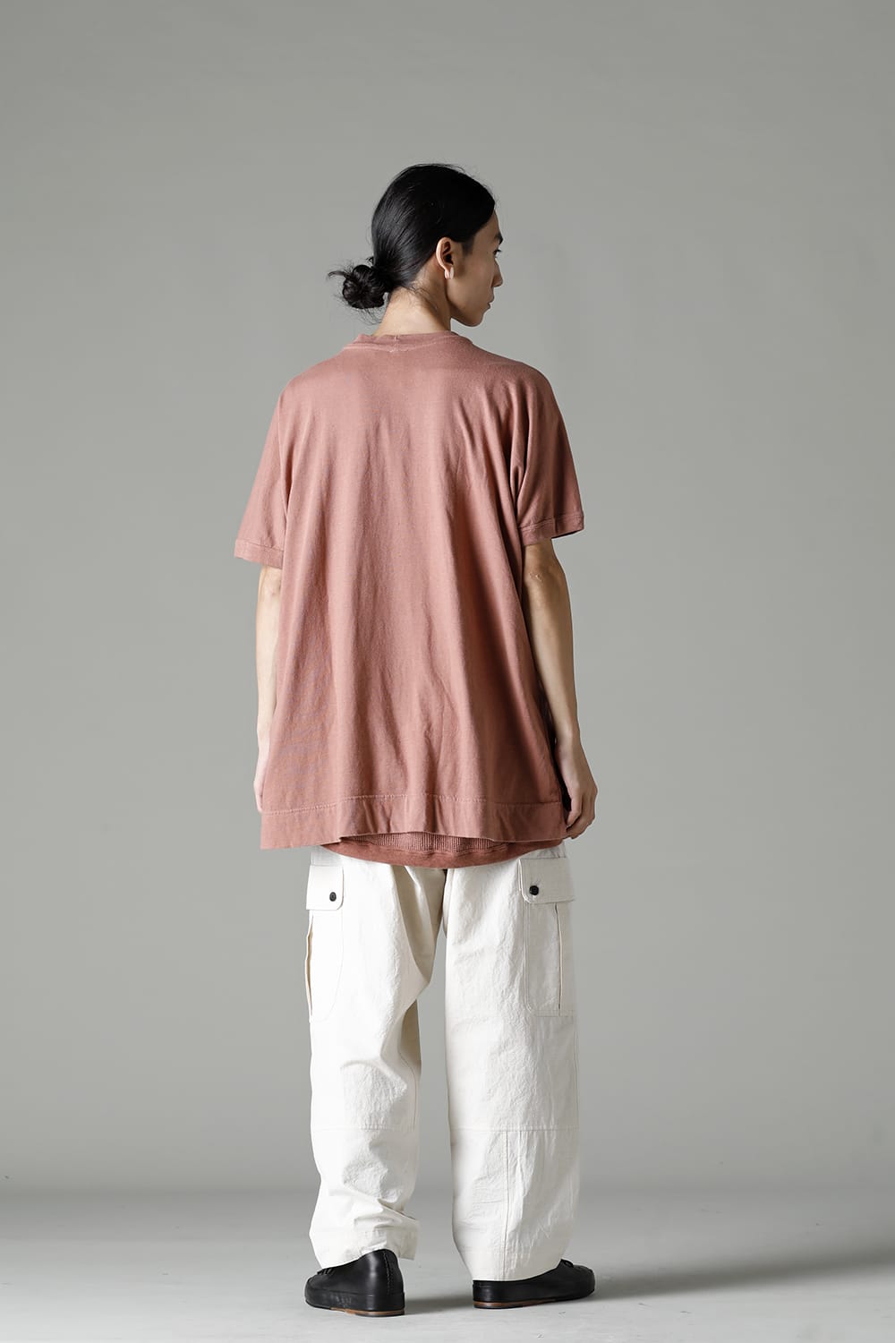 SS TEE Cotton Hemp Jersey OLD PINK