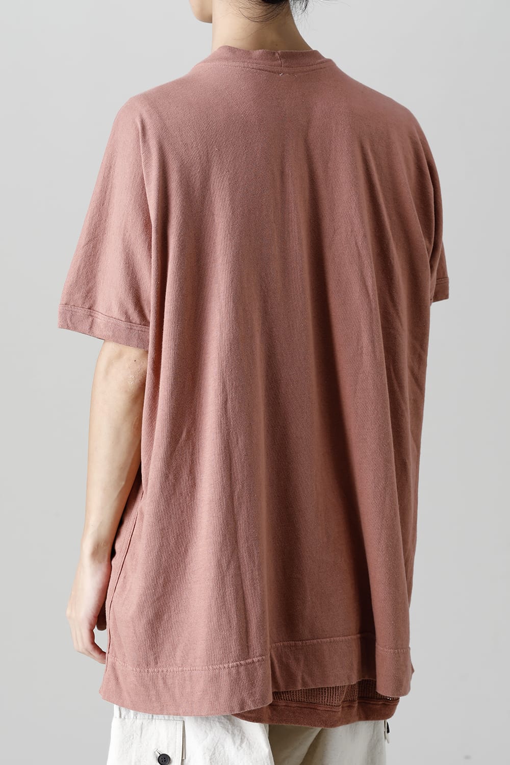 SS TEE Cotton Hemp Jersey OLD PINK