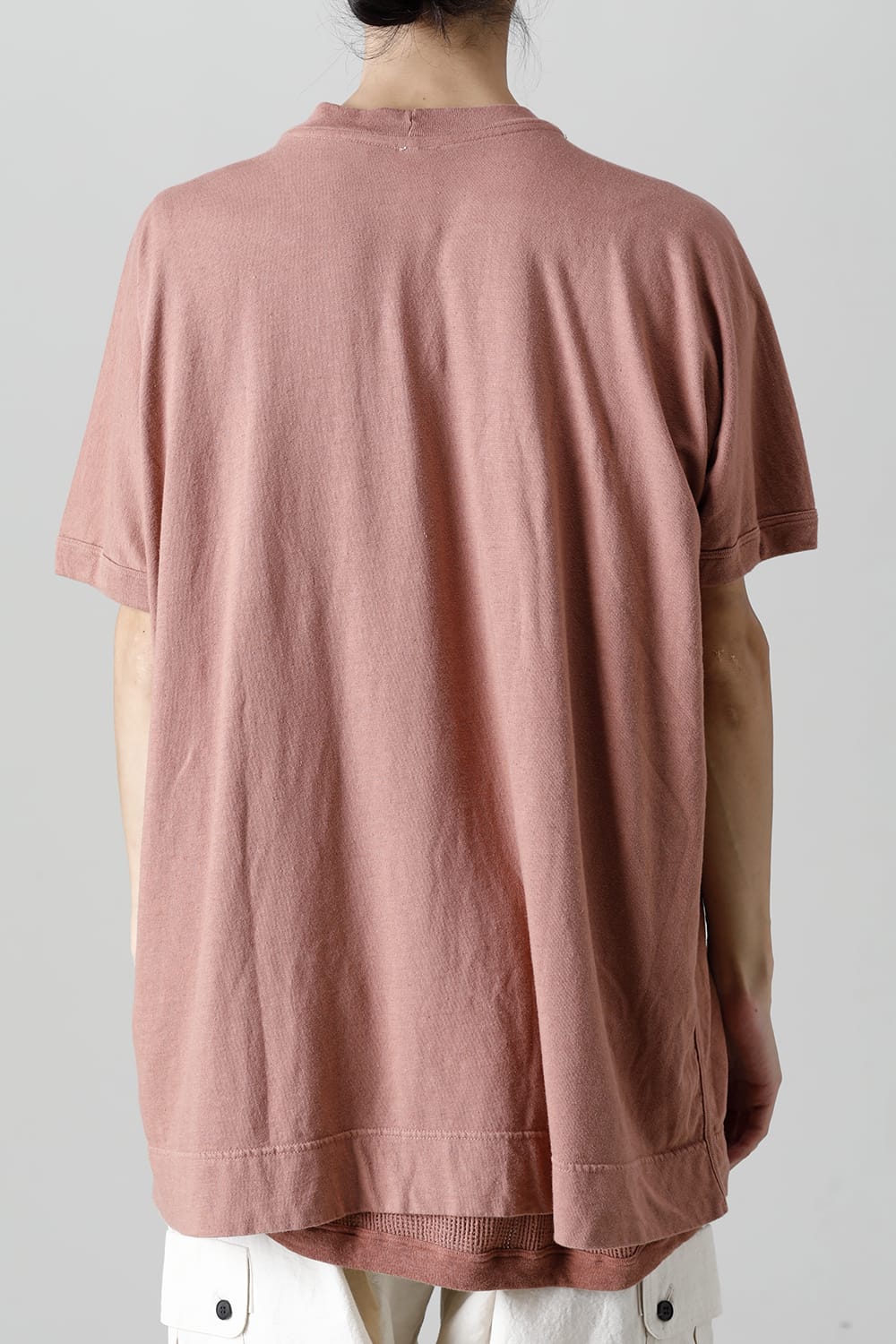 SS TEE Cotton Hemp Jersey OLD PINK