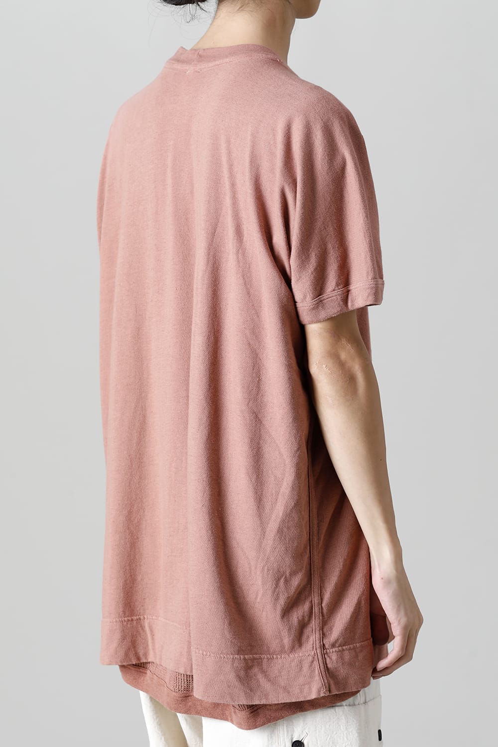 SS TEE Cotton Hemp Jersey OLD PINK