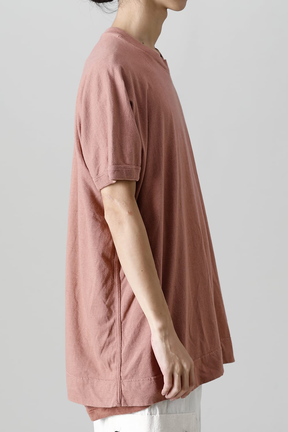 SS TEE Cotton Hemp Jersey OLD PINK