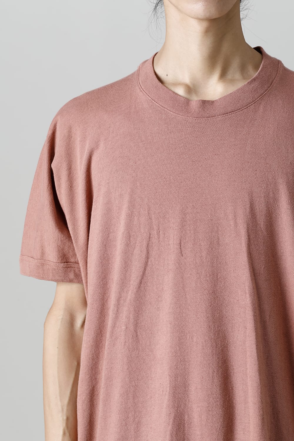 SS TEE Cotton Hemp Jersey OLD PINK