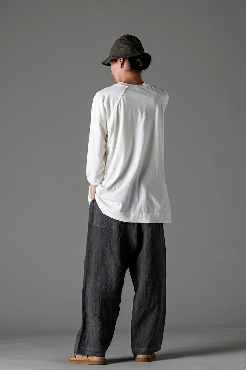 3/4 SLEEVE TEE Cotton Hemp Jersey KINARI