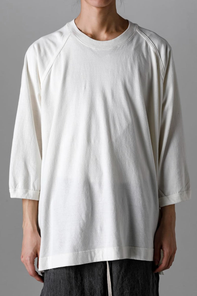 3/4 SLEEVE TEE Cotton Hemp Jersey KINARI