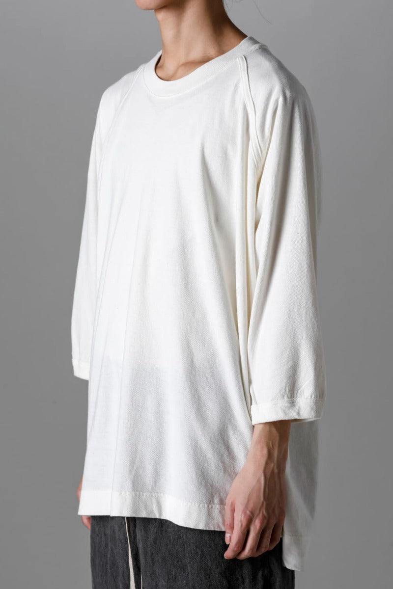 3/4 SLEEVE TEE Cotton Hemp Jersey KINARI