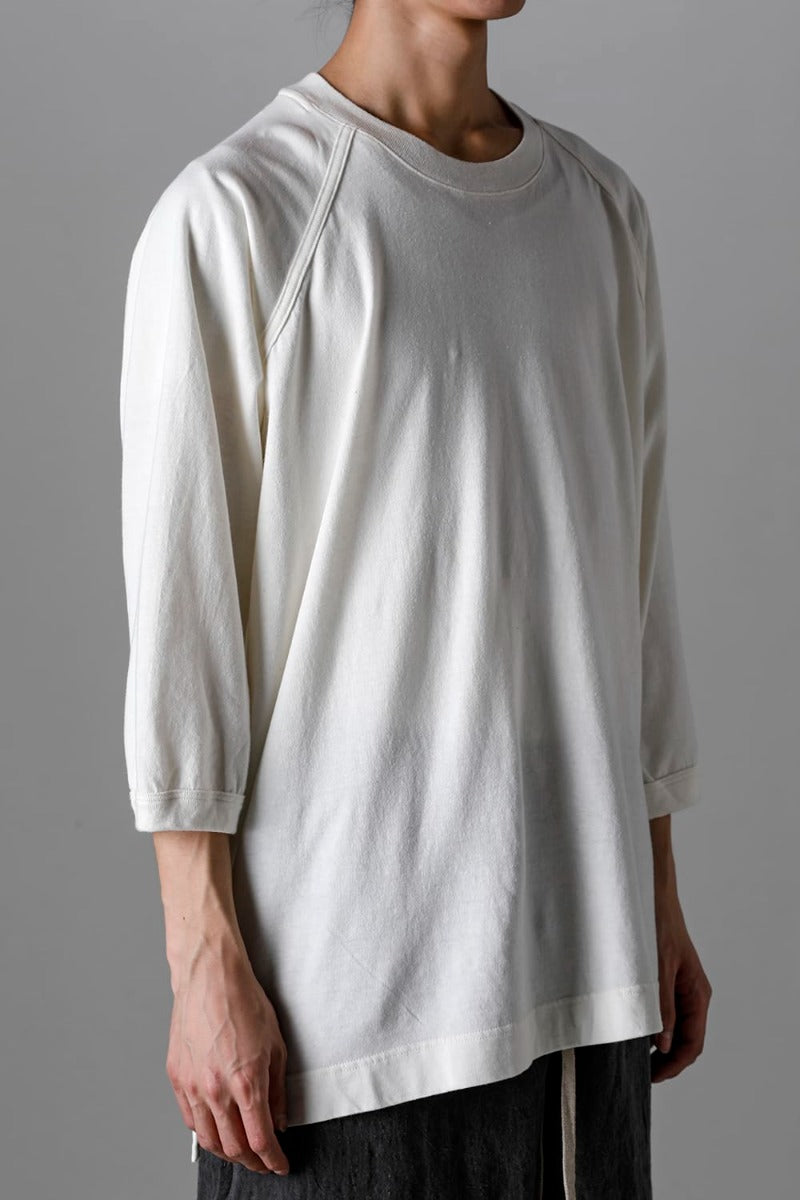 3/4 SLEEVE TEE Cotton Hemp Jersey KINARI