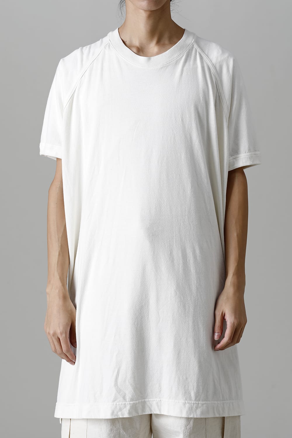LONG TEE Cotton Hemp Jersey KINARI