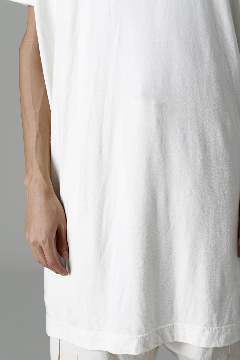 LONG TEE Cotton Hemp Jersey KINARI