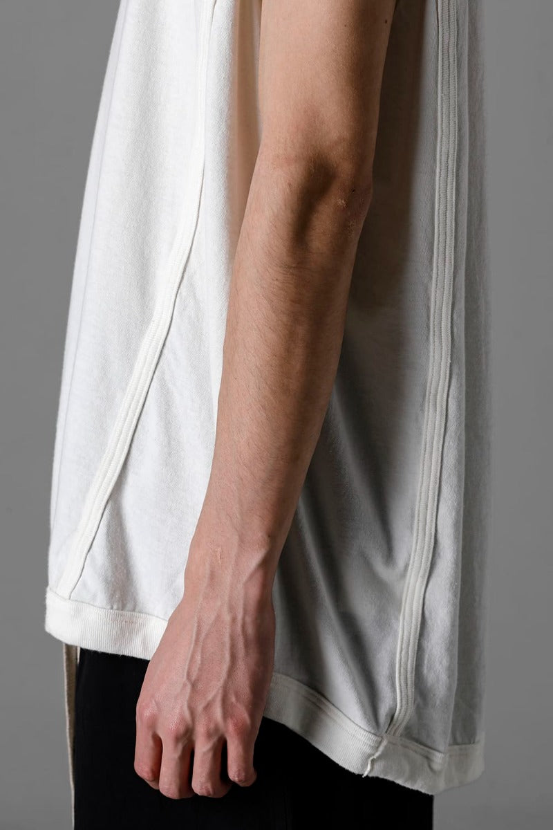 SLEEVELESS TEE Cotton Hemp Jersey KINARI