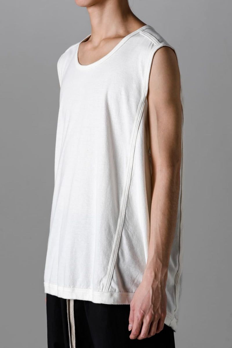 SLEEVELESS TEE Cotton Hemp Jersey KINARI