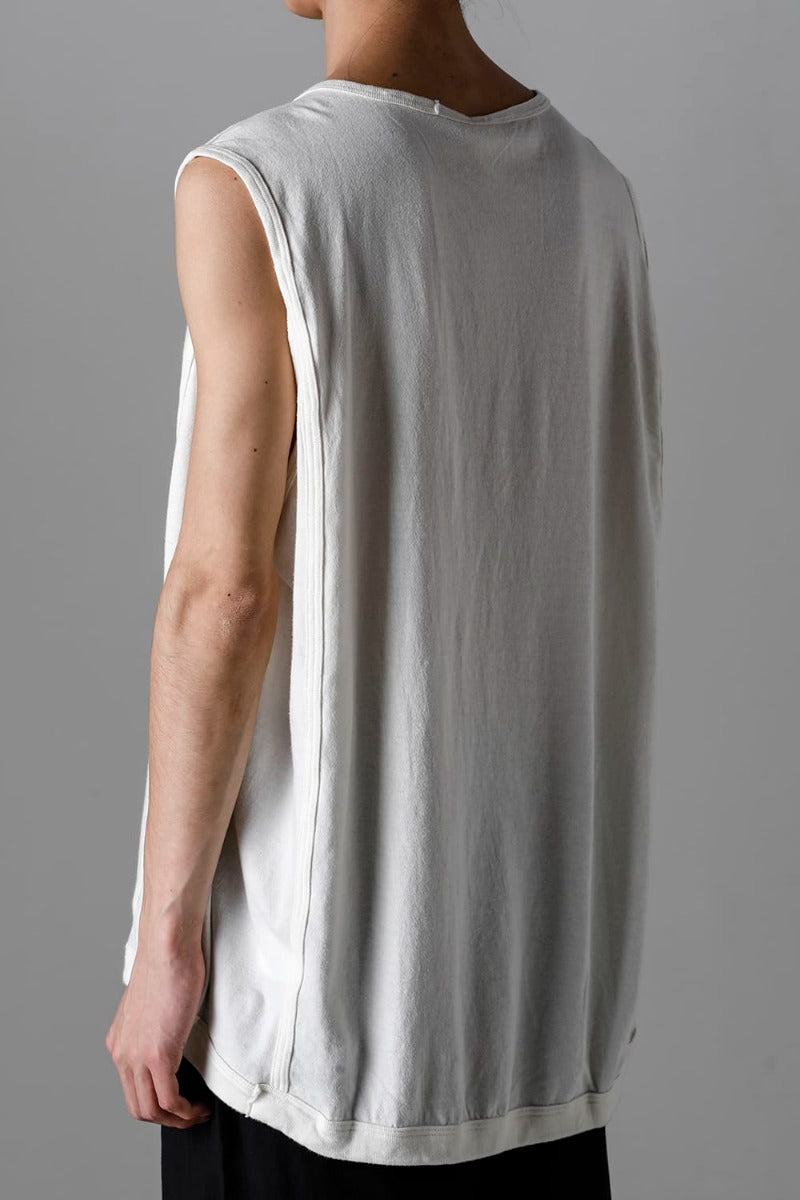 SLEEVELESS TEE Cotton Hemp Jersey KINARI